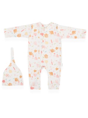 Wholesale Baby Girls 2-Piece Rompers and Hat Set 0-9M Bebitof 2020-70321 - Bebitof