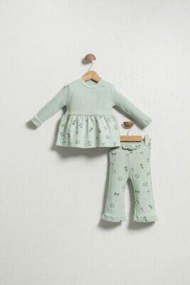 Wholesale Baby Girls 2-Piece Set 6-18M Tuffy 1099-404 Nile Green