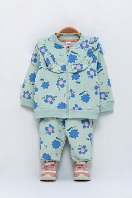 Wholesale Baby Girls 2-Piece Set 6-18M Tuffy 1099-510 Nile Green