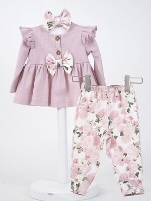 Wholesale Baby Girls 2-Piece Set Serkon Baby&Kids 6-18M 1084-M0566 - Serkon Baby&Kids (1)