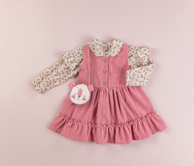 Wholesale Baby Girls 2-Piece Shirt and Dress Set 9-24M BabyRose 1002-4292 - Babyrose