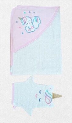 Wholesale Baby Girls 2-Piece Towel Set 0-18M Tomuycuk 1074-55092 - Tomuycuk