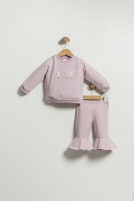 Wholesale Baby Girls 2-Piece Tracksuit Set 6-18M 1099-508 - Tuffy (1)