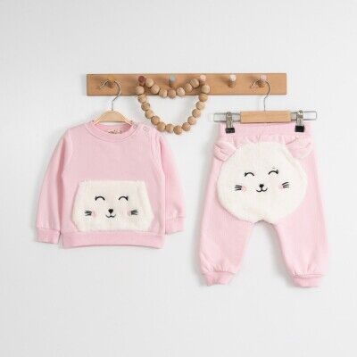 Wholesale Baby Girls 2-Piece Tracksuit Set 6-18M Eray Kids 1044-6230 - Eray Kids