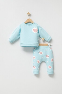 Wholesale Baby Girls 2-Piece Tracksuit Set 6-24M Tongs 1028-3561 - Tongs