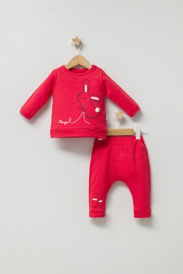 Wholesale Baby Girls 2-Piece Tracksuit Set 6-24M Tongs 1028-3563 - Tongs