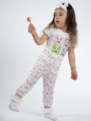 Wholesale Baby Girls 2-Piece Tracksuit Set 6-36M Serkon Baby&Kids 1084-M0418 - Serkon Baby&Kids