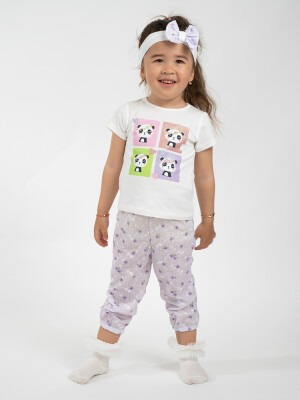 Wholesale Baby Girls 2-Piece Tracksuit Set 6-36M Serkon Baby&Kids 1084-M0418 - Serkon Baby&Kids (1)