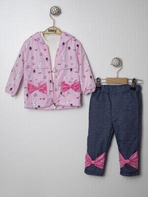 Wholesale Baby Girls 3-Piece Jacket Pants and Long Sleeve T-Shirt 6-18M Lummy Baby 2010-9073 - Lummy Baby