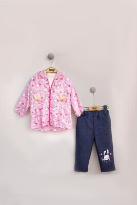 Wholesale Baby Girls 3-Piece Jacket Pants and Long Sleeve T-Shirt Set 6-18 Lummy Baby 2010-9027 - Lummy Baby (1)