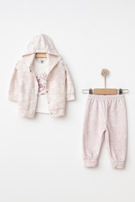 Wholesale Baby Girls 3-Piece Tracksuit Set 3-9M Tontiny 2016-9113 - Tontiny (1)
