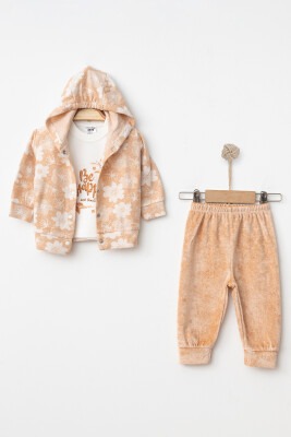 Wholesale Baby Girls 3-Piece Tracksuit Set 3-9M Tontiny 2016-9113 - Tontiny