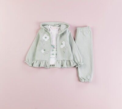 Wholesale Baby Girls 3-Piece Tracksuit Set 9-24M BabyRose 1002-7742 Mint Green 