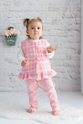Wholesale Baby Girls 3-Piece Vest Blouse and Leggings Set 9-48M Zeyland 1070-242M2DHG78 - Zeyland