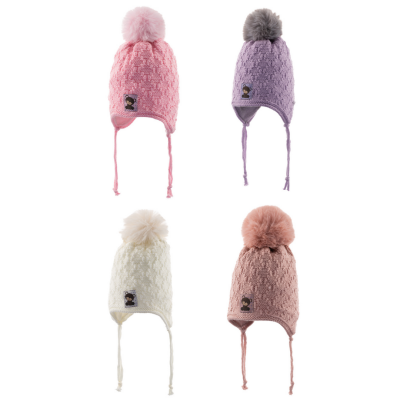 Wholesale Baby Girls 6-Piece Knitted Hat 0-18M kitti 1085-K23110-03 - kitti