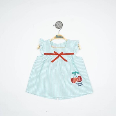 Wholesale Baby Girls Blouse 6-24M Timo 1018-TKDÜ042233501 Mint Green2