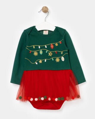 Wholesale Baby Girls Christmas Dress 6-18M Bupper Kids 1053-23979 - Bupper Kids