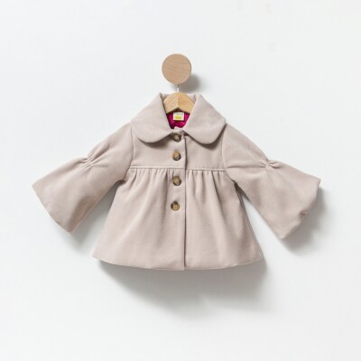Wholesale Baby Girls Coat 9-24M Cumino 1014-CMN3340 Beige