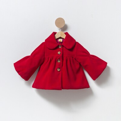Wholesale Baby Girls Coat 9-24M Cumino 1014-CMN3340 Red