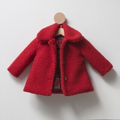 Wholesale Baby Girls Coat with Dress 9-24M Cumino 1014-CMN3382 Red