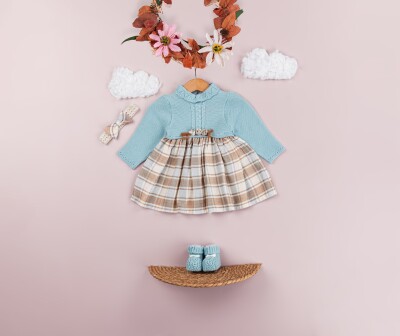 Wholesale Baby Girls Dress 3-12M BabyRose 1002-4391 Blue