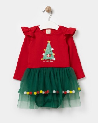 Wholesale Baby Girls Dress 6-18M Bupper Kids 1053-23502 Red