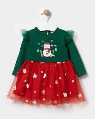 Wholesale Baby Girls Dress 9-24M Bupper Kids 1053-23503 Green