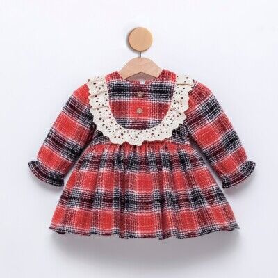 Wholesale Baby Girls Dress 9-24M Cumino 1014-CMN3388 Red