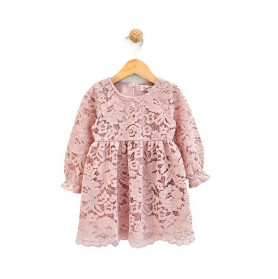 Wholesale Baby Girls Dress 9-24M Lilax 1049-6219 Blanced Almond