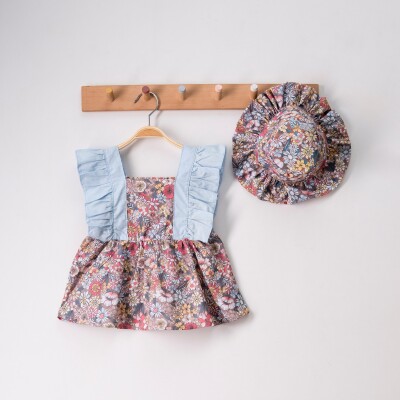 Wholesale Baby Girls Dress and Hat Set 9-24M Tofigo 2013-7313 - Tofigo