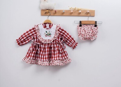 Wholesale Baby Girls Dress Set 9-24M Tofigo 2013-9010 Red