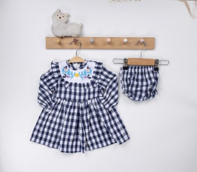 Wholesale Baby Girls Dress Set 9-24M Tofigo 2013-9012 Navy 