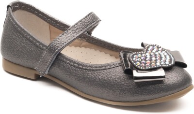 Wholesale Baby Girls Flat Shoe 21-25EU Minican 1060-HY-B-4889 Dark gray