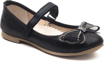 Wholesale Baby Girls Flat Shoe 21-25EU Minican 1060-HY-B-7023 Black