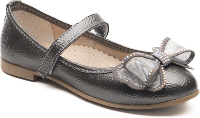 Wholesale Baby Girls Flat Shoe 21-25EU Minican 1060-HY-B-7023 Dark gray