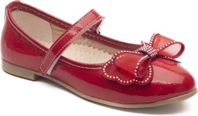 Wholesale Baby Girls Flat Shoe 26-30EU Minican 1060-HY-P-7023 Red Dark