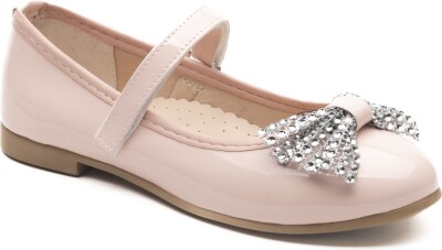 Wholesale Baby Girls Flat Shoes 21-25EU Minican 1060-HY-B-7025 Blanced Almond