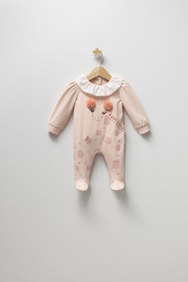 Wholesale Baby Girls Jumpsuit 0-3M Tongs 1028-4390 - Tongs (1)