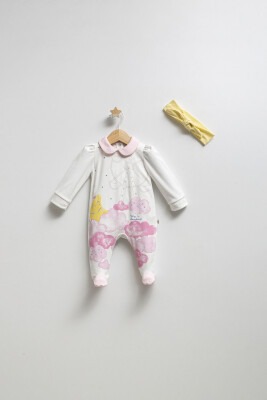 Wholesale Baby Girls Jumpsuit Set 0-3M Tongs 1028-4380 - 1