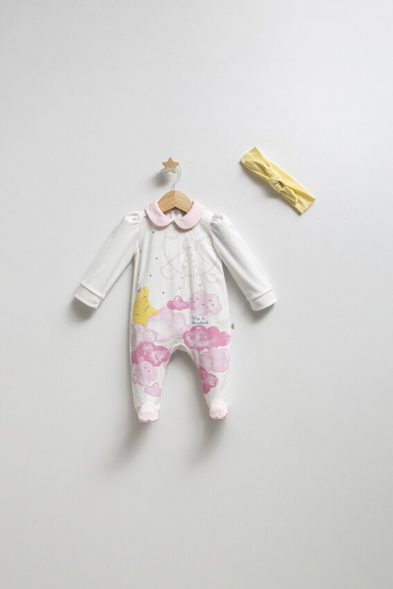 Wholesale Baby Girls Jumpsuit Set 0-3M Tongs 1028-4380 - 1