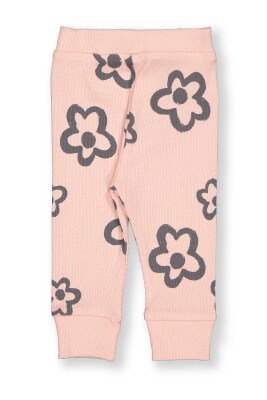 Wholesale Baby Girls Leggings with Flower Printed 6-24M Divonette 1023-2180-1 - Divonette