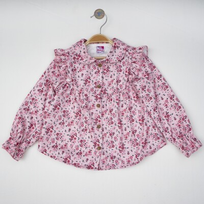 Wholesale Baby Girls Long Sleeve Shirt 6-24M Timo 1018-T4KDÜ012223251 - Timo (1)