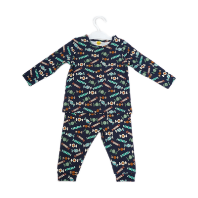 Wholesale Baby Girls Pajamas Set 12-36M Busra Bebe 1016-VTM-005 - Büşra Bebe