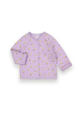 Wholesale Baby Girls Patterned Cardigan 6-18M Tuffy 1099-6021 Lilac