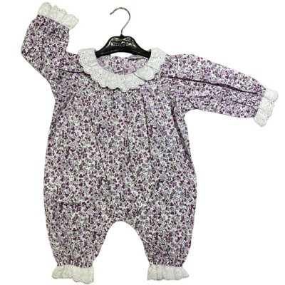 Wholesale Baby Girls Patterned Pajamas 6-18M KidsRoom 1031-5671 Lilac