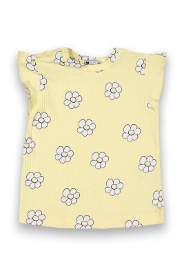 Wholesale Baby Girls Patterned T-shirt 6-18M Tuffy 1099-9020 - Tuffy (1)