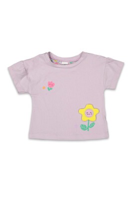 Wholesale Baby Girls Printed T-shirt 6-18M Tuffy 1099-9006 - Tuffy