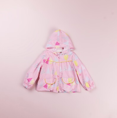 Wholesale Baby Girls Raincoat with Hooded 9-24M BabyRose 1002-8429 Pink