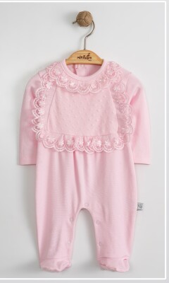 Wholesale Baby Girls Rompers 0-6M Miniborn 2019-6142 Pink