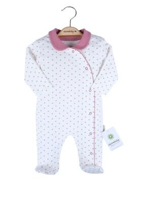 Wholesale Baby Girls Rompers 1-3M Ciccimbaby 1043-4844 Rose